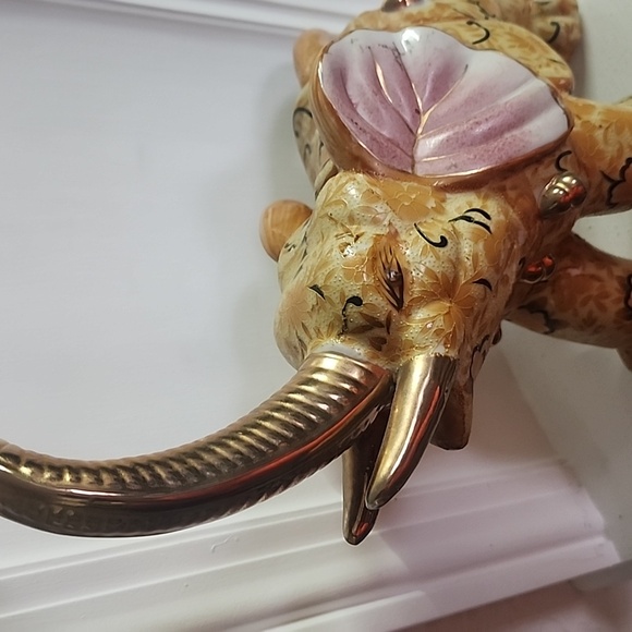 High-End Chinese Style Elephant Artificial Hand-Painted Elephant - Picture 5 of 8